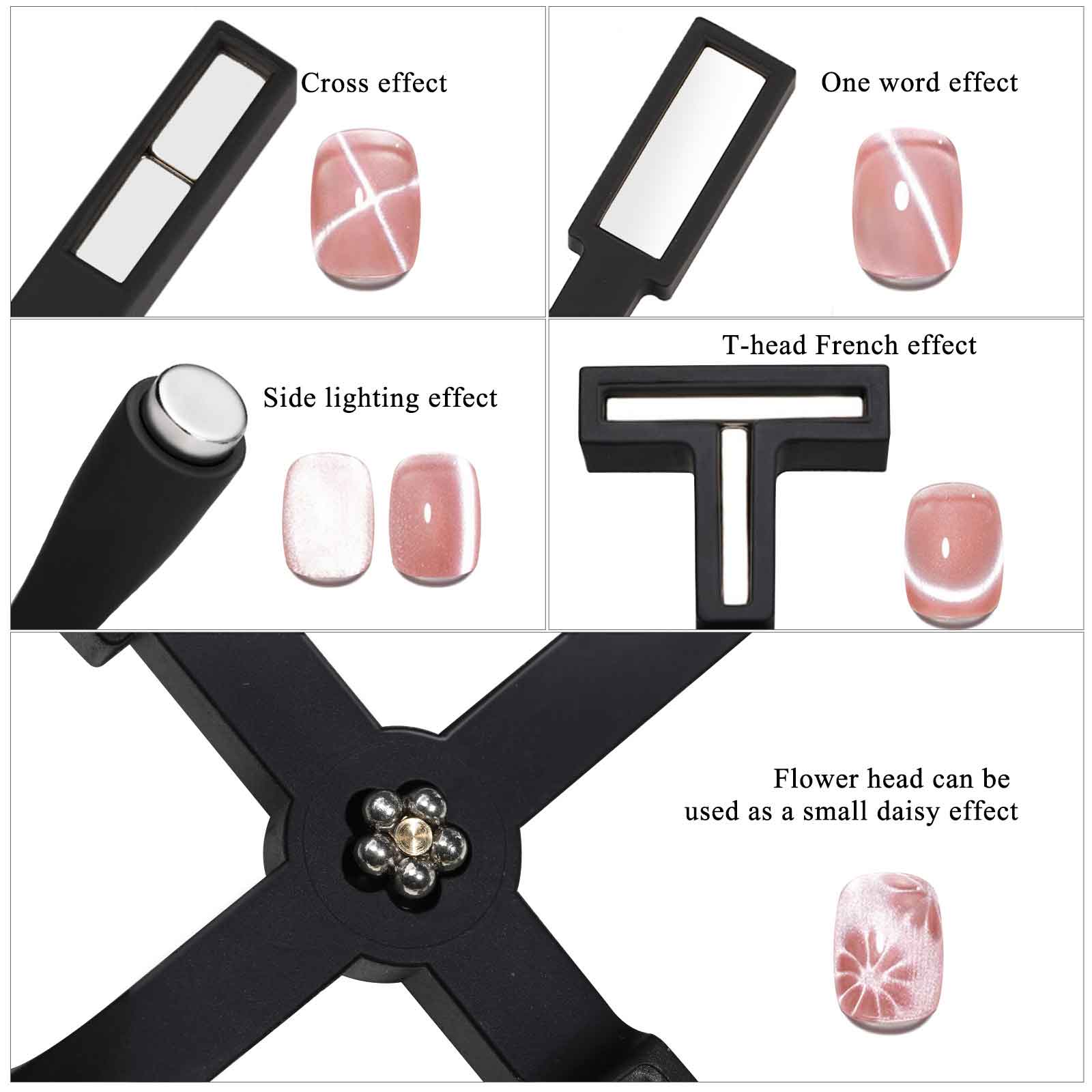 5 σε 1 Nail Magnet Tool Αναβαθμισμένα εργαλεία Nail Magnet Pens