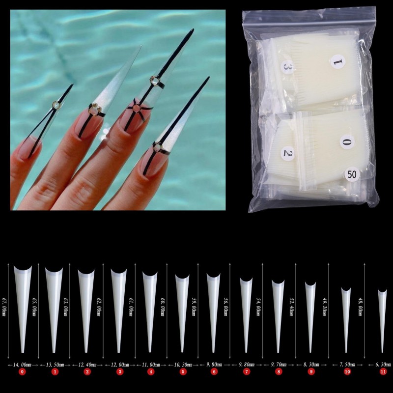 Ακρυλικά Ψεύτικα Νύχια ABS Tips