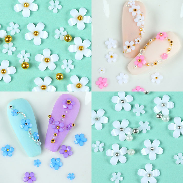 Flowers Nail Art αξεσουάρ