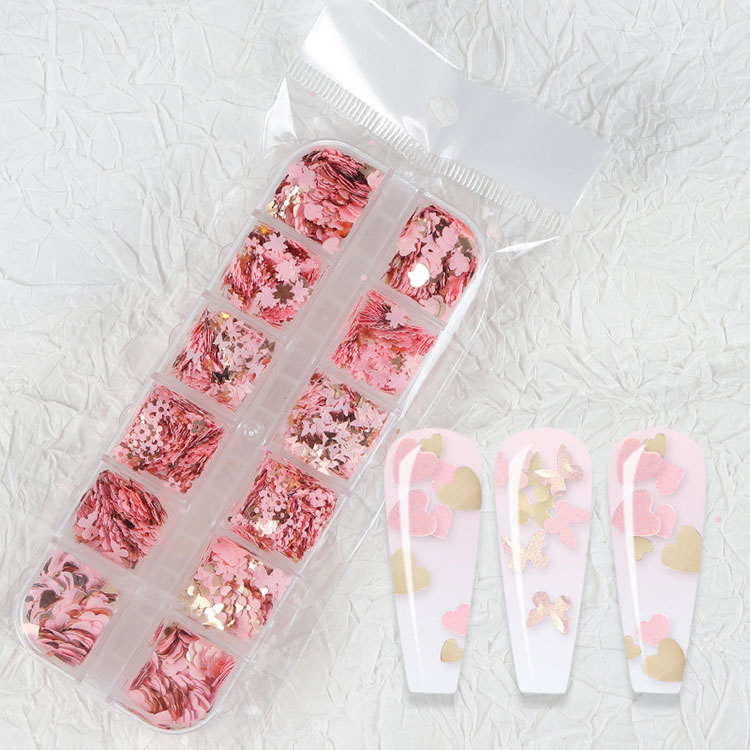 Flowers Nail Glitter πούλιες
