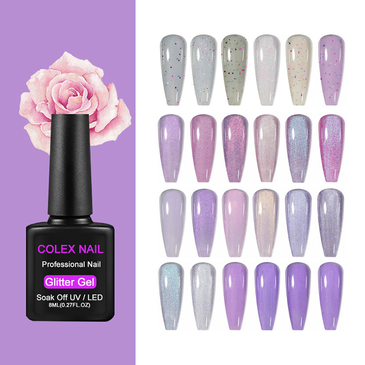 Φυσική ρητίνη λάμψη Glitter Gel